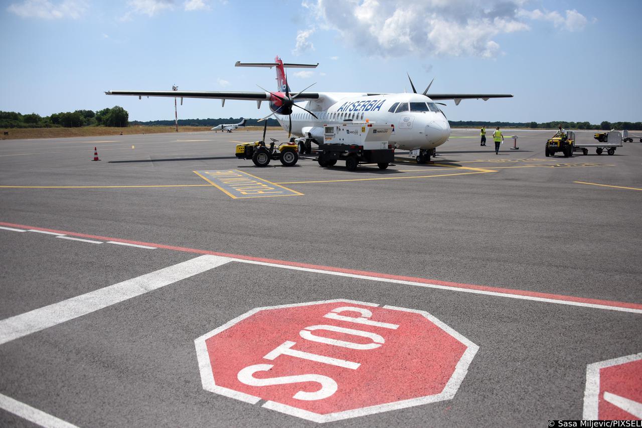 Po prvi puta ove godine u pulsku Zračnu luku sletjela i avio kompanija Air Serbia