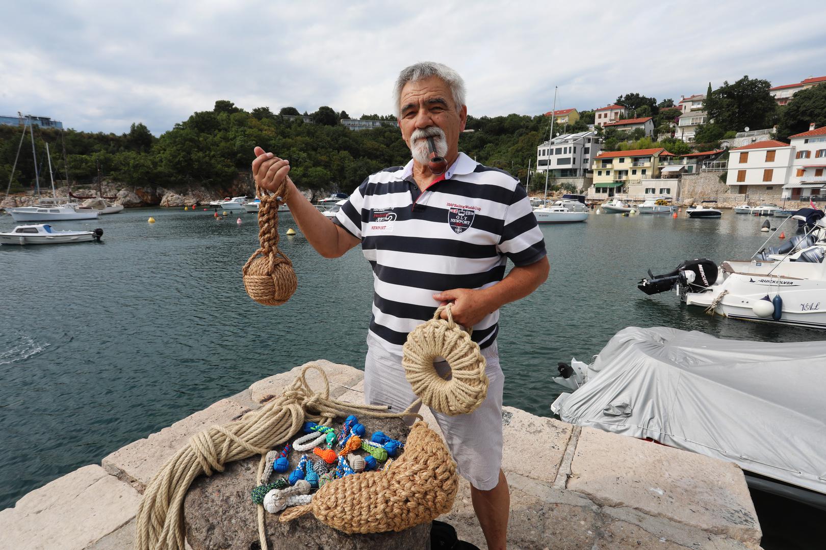 KAPETAN TOME TIJAN: Piercea Brosnana i Petera Ustinova vozio sam kada su 1989. na Jadranu
snimali film “Put oko svijeta u 80 dana”. Ja sam bio kapetan na brodu “Uragan”