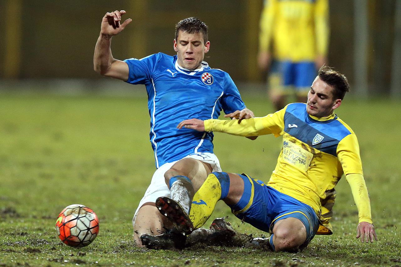 10.02.2016., SRC Zapresic, Zapresic - Cetvrtfinale Hrvatskog nogometnog kupa: Inter-Zapresic - GNK Dinamo. Filip Benkovic.  Photo: Goran Stanzl/PIXSELL