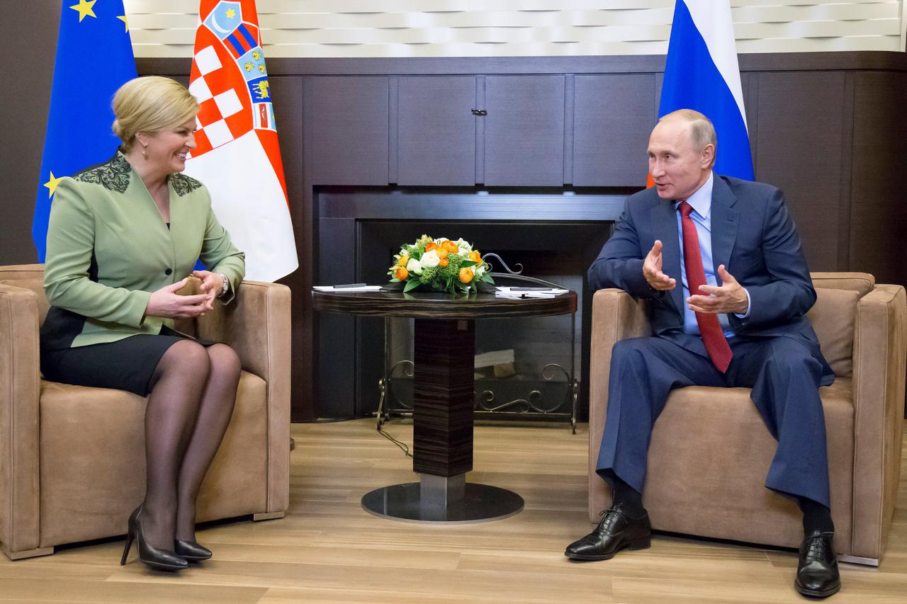 Vladimir Putin i Kolinda Grabar-Kitarović