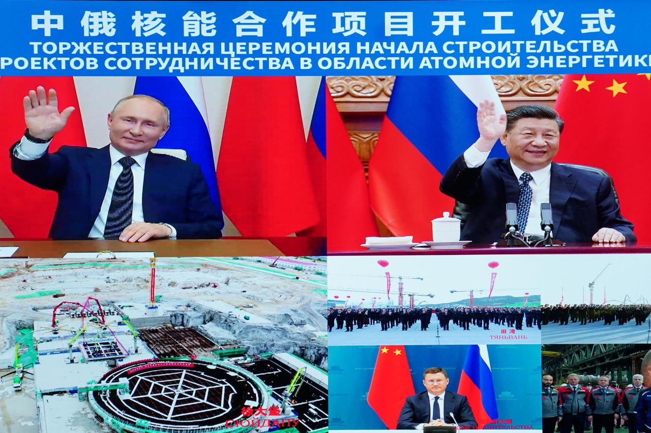 CHINA-RUSSIA-XI JINPING-PUTIN-NUCLEAR ENERGY COOPERATION PROJECT-GROUND-BREAKING (CN)