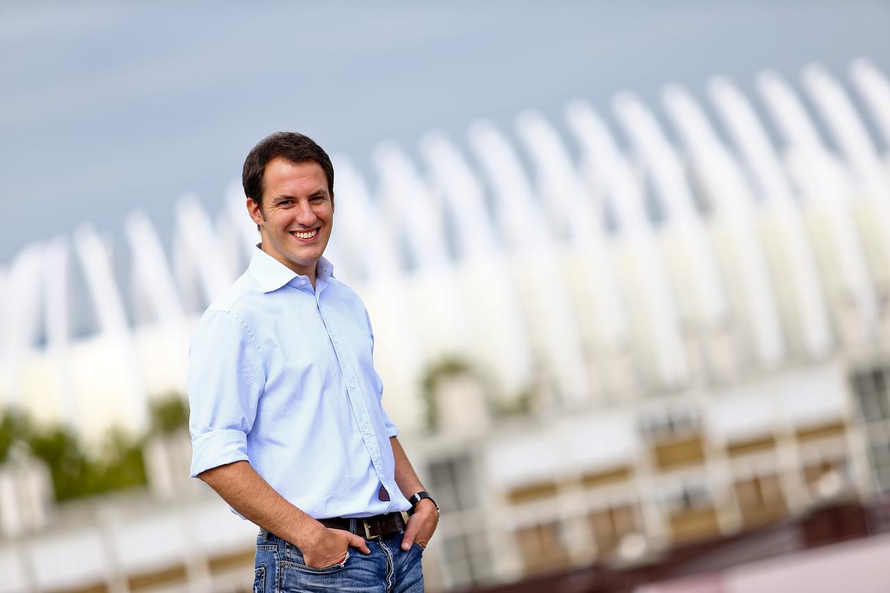 26.08.2015., Zagreb - Sportski novinar Nove TV Stipe Sladojev.  Photo: 