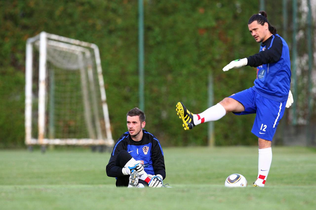 Brežice: Trening hrvatske nogometne reprezentacije
