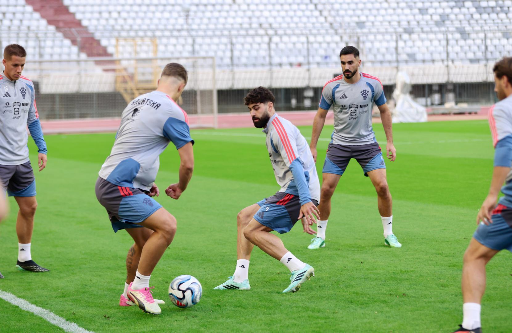 Trening je održan uoči sutrašnje utakmice protiv Španjolske u Ligi nacija.