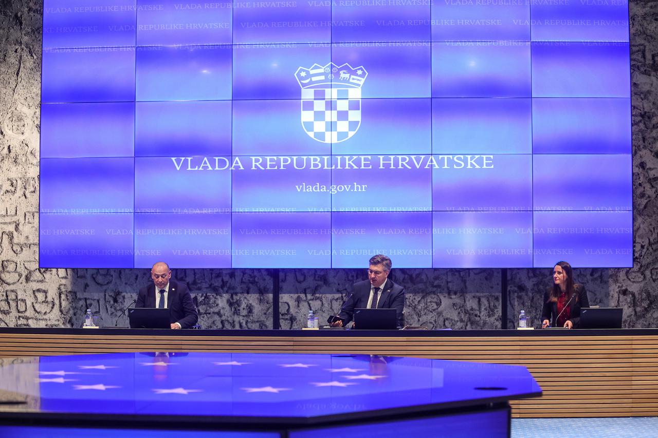 Zagreb: SJednica Vlade RH