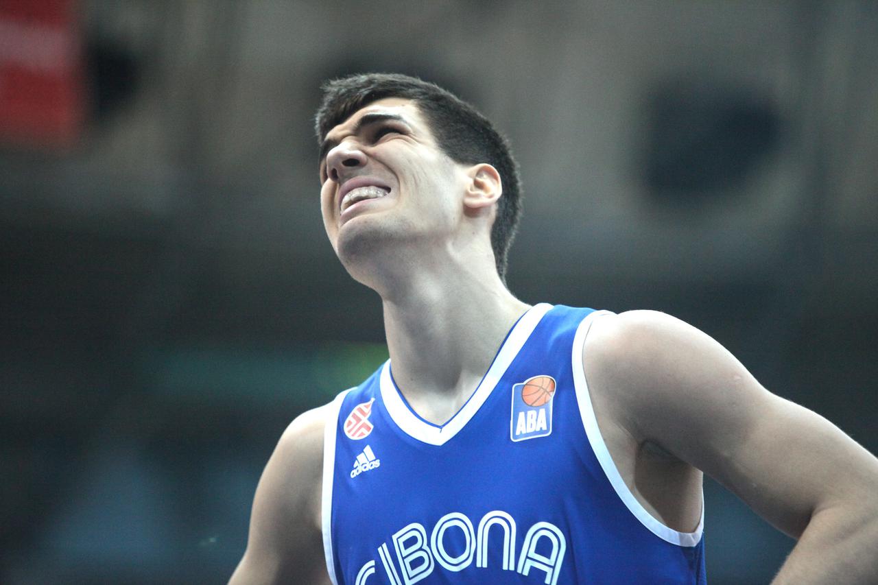 21.01.2017., Kosarkaski centar Drazen Petrovic, Zagreb - 19. kolo ABA lige, KK Cibona Zagreb - Olimpija Ljubljana. Nik Slavica.  Photo: Sanjin Strukic/PIXSELL