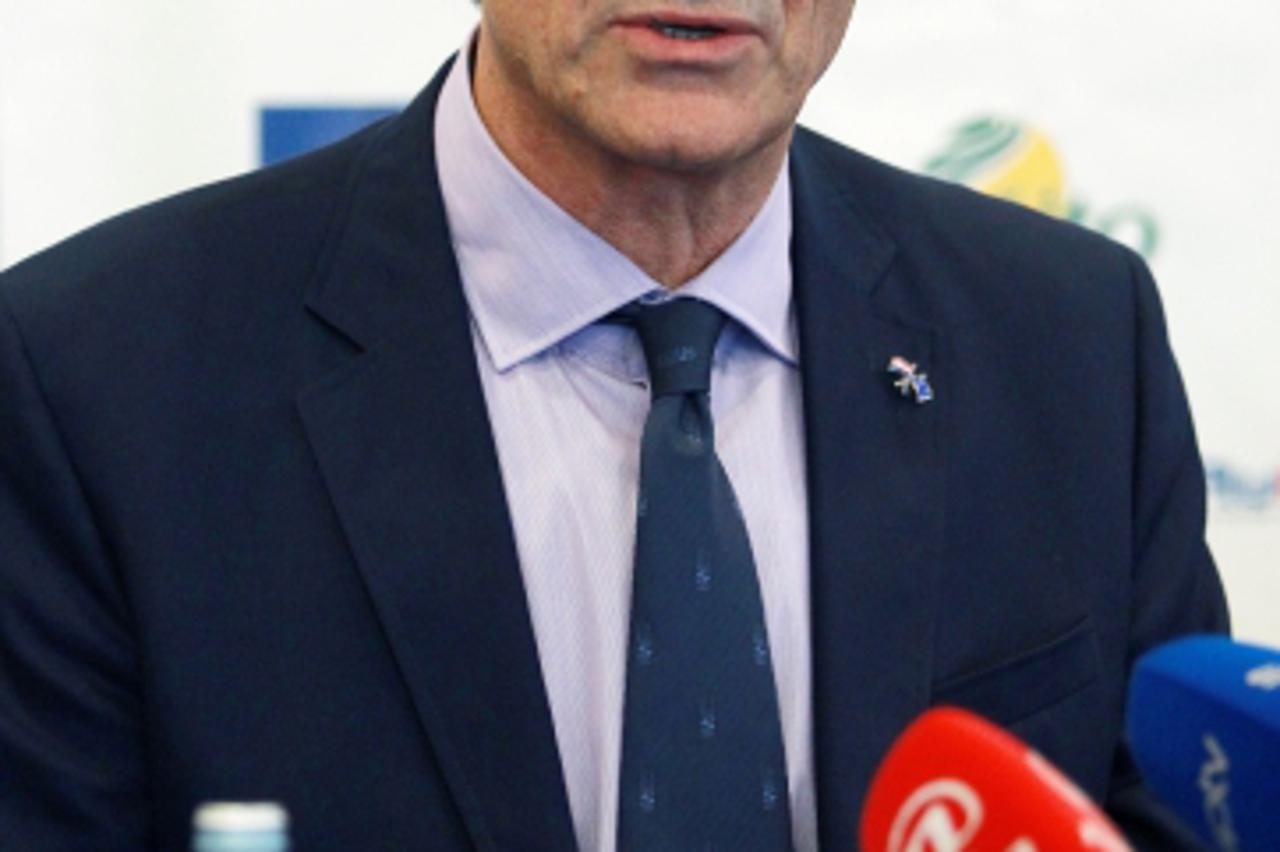 '30.08.2013., Zagreb - Konferencija za medije u hotelu Four Points by Sheraton Panorama Zagreb povodom Davis Cup susreta Hrvatska - Velika Britanija. Petar Skansi, savjetnik ministra znanosti obrazova