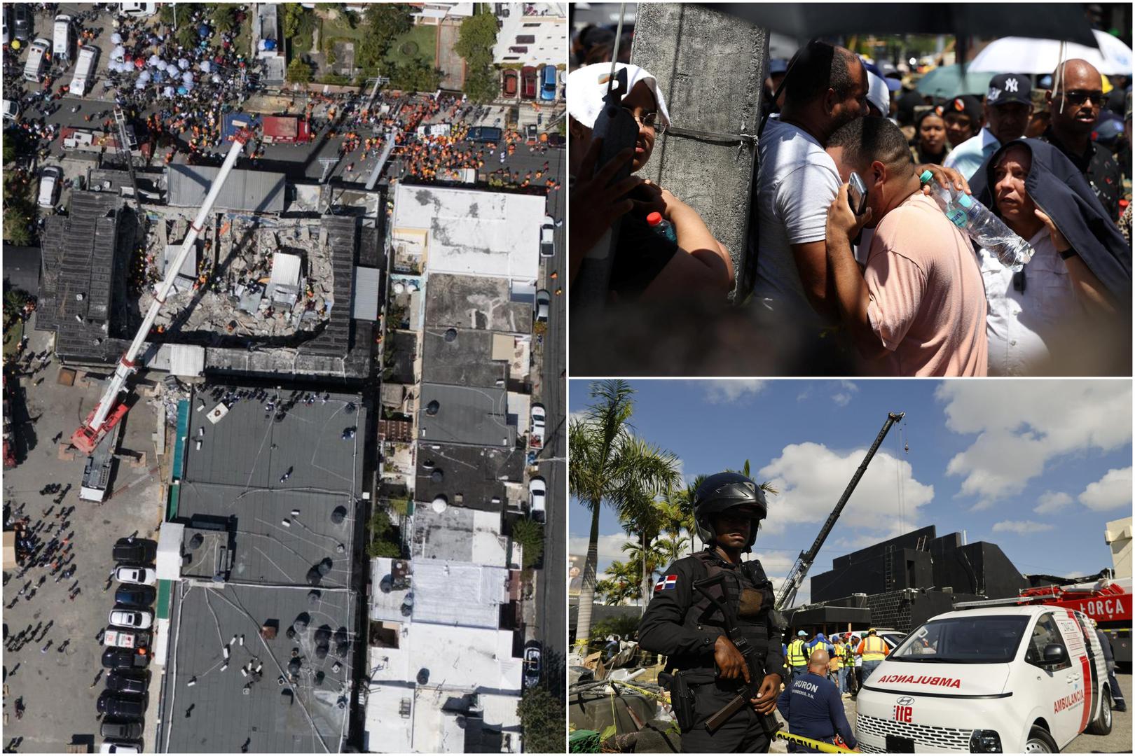 Najmanje 98 ljudi poginulo je nakon što se urušio krov u noćnom klubu u glavnom gradu Dominikanske Republike. 

