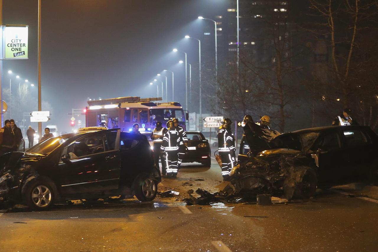 Lančani sudar Slavonska Avenija