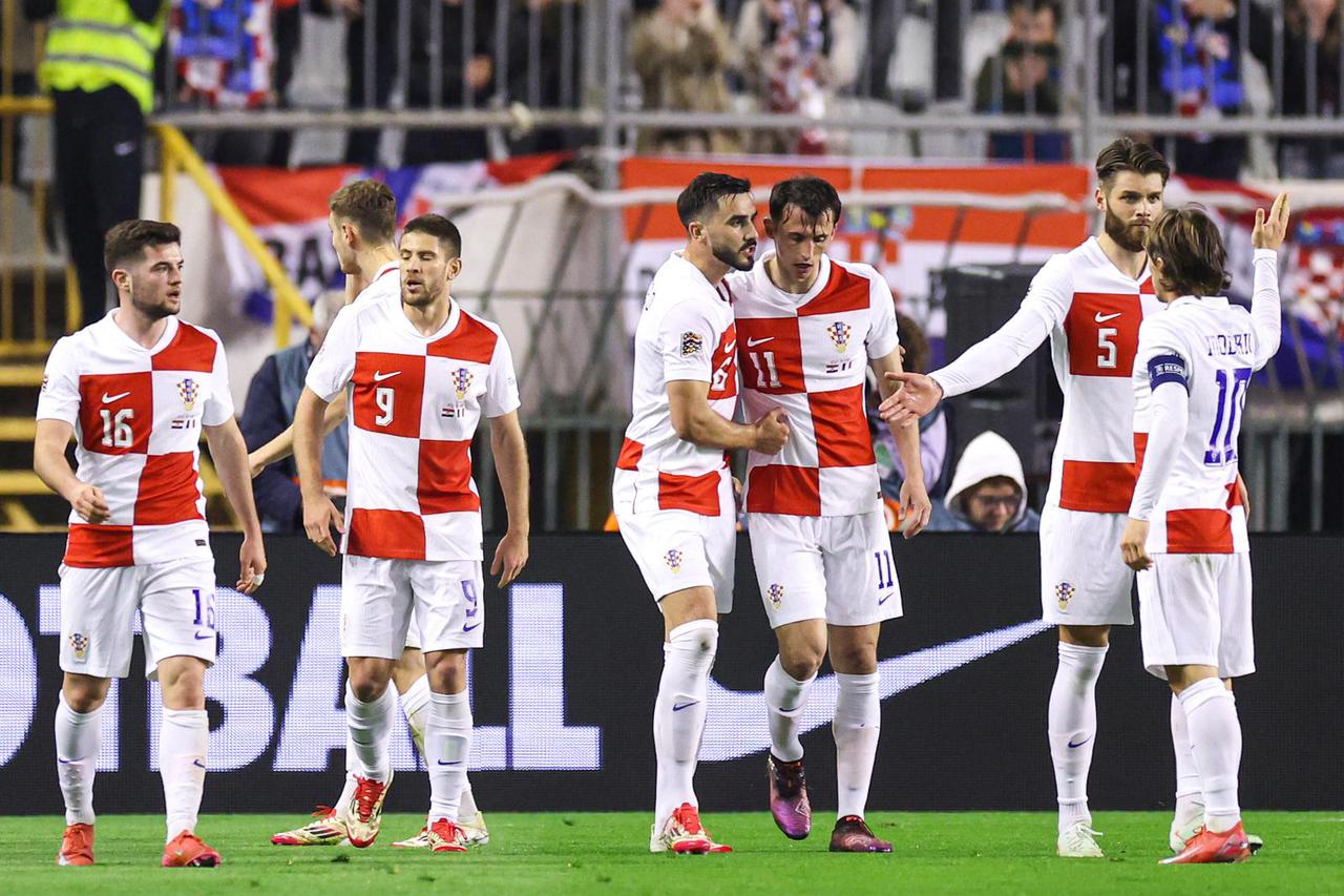 Prva utakmica četvrtfinala UEFA Lige nacija između Hrvatske i Francuske