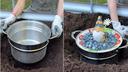 Don't Throw Away That Old Sieve: It Can Aid Composting and Attract Pollinators