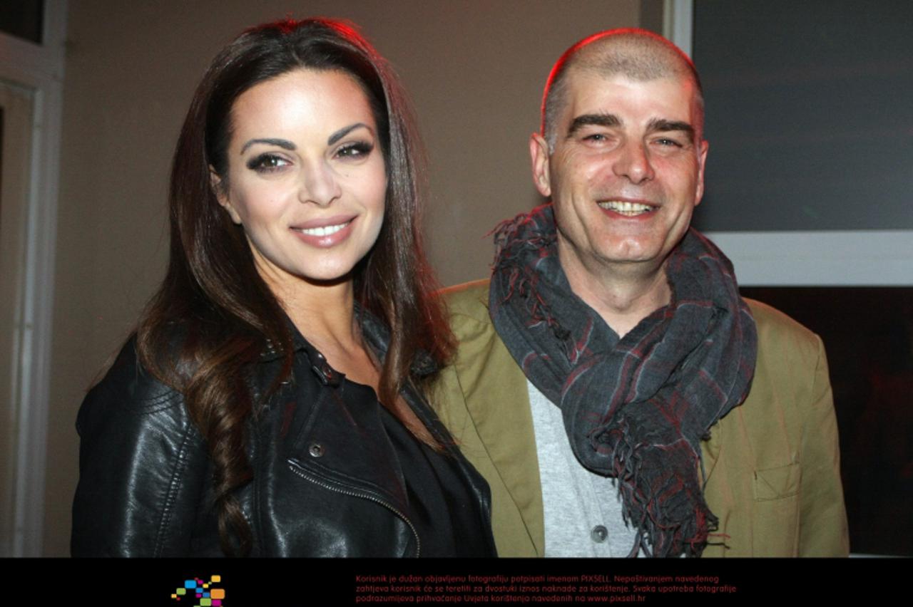 '16.04.2011.,Zagreb - Team Club, Kaciceva 23, party povodom zadnje klape serije \'Najbolje godine\' u produkciji Nove tv. Nikolina Pisek i Sinisa Svilan. Photo: Goran Jakus/PIXSELL'