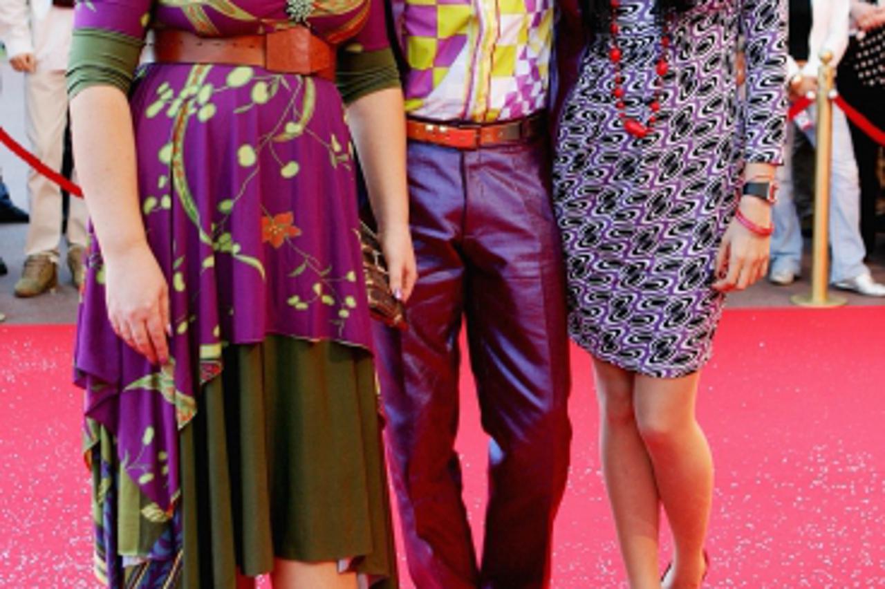 '29.05.2007 Zagreb - Arhivska fotografija Dine Dvornika sa suprugom Danijelom i kceri Ellom sa Storyevog partya. Photo Zeljko Lukunic/Vecernji list'