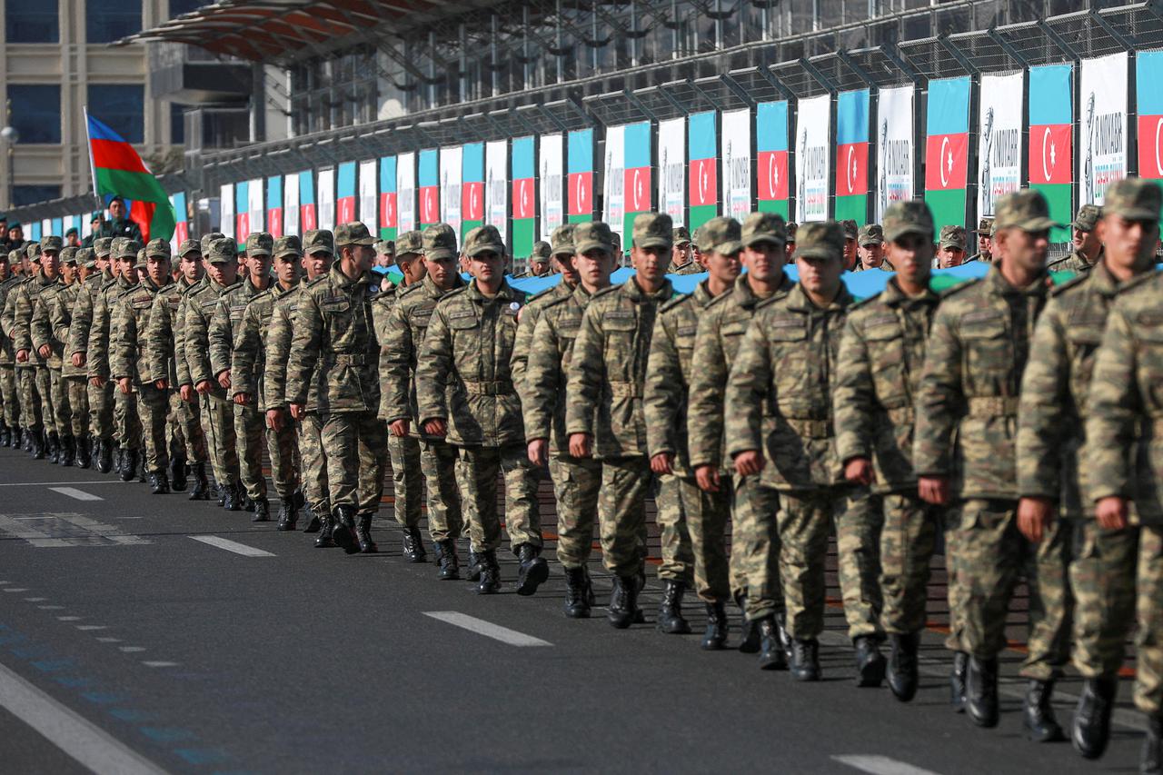 FILE PHOTO: Azerbaijan marks anniversary of 2020 Nagorno-Karabakh war's end