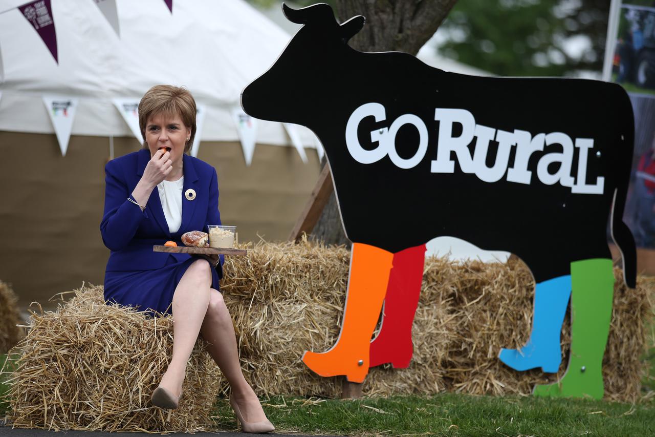 Royal Highland ShowFirst Minister Nicola Sturgeon eats some carrots at the 175th Royal Highland Show at Ingleston in Edinburgh.Andrew Milligan Photo: Press Association/PIXSELL