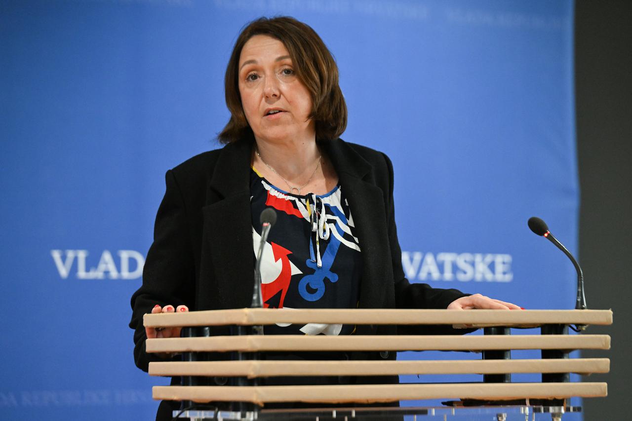 Zagreb: Irena Hrstić dala je izjavu nakon sjednice Vlade
