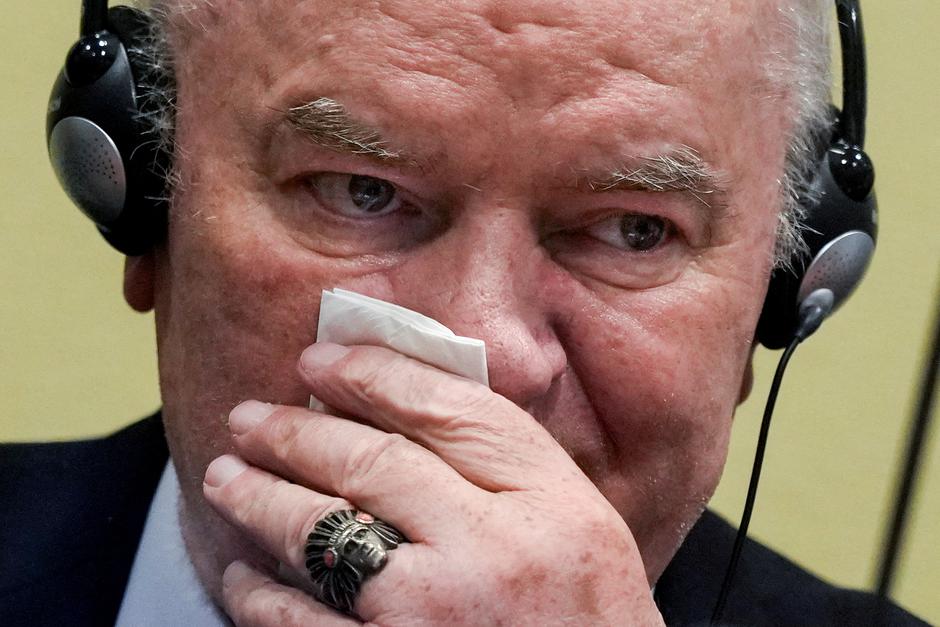 FILE PHOTO: Former Bosnian Serb commander Mladic appeal judgement at UN court in The Hague