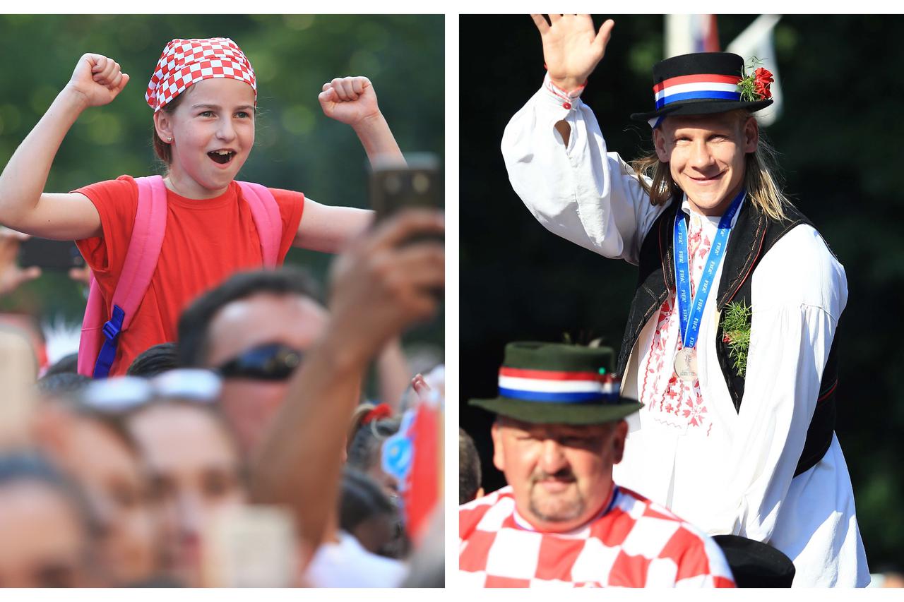 Doček hrvatske reprezentacije u Zagrebu