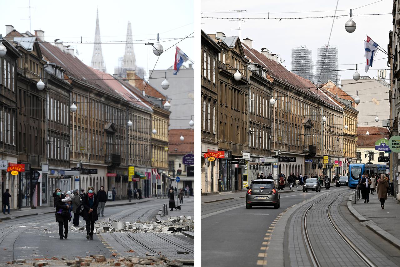 Godišnjica potresa: Kako je Zagreb izgledalo prije ?etiri godine, a kako danas...