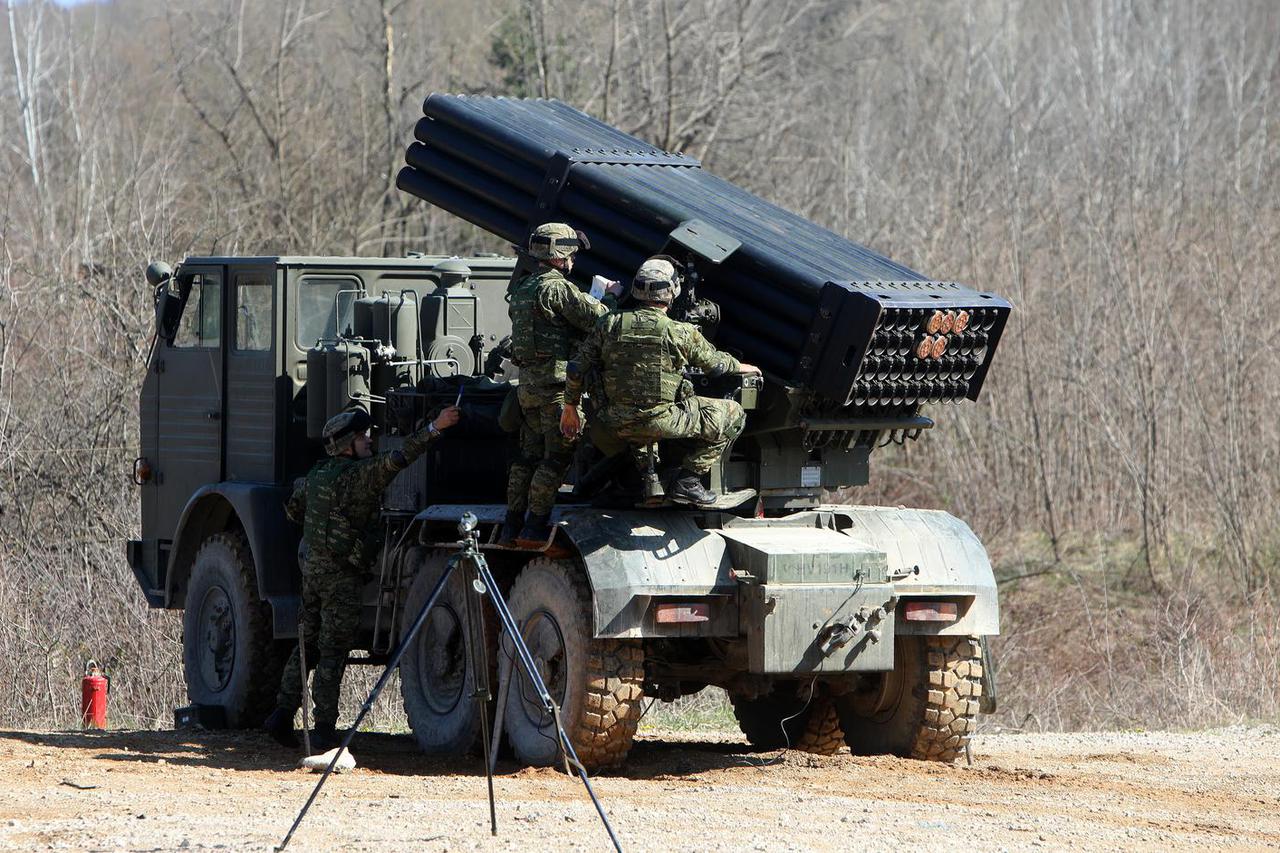 Na vojnom poligonu u Slunju održan je prvi dio vojne vježbe "Stabilnost 21/1"