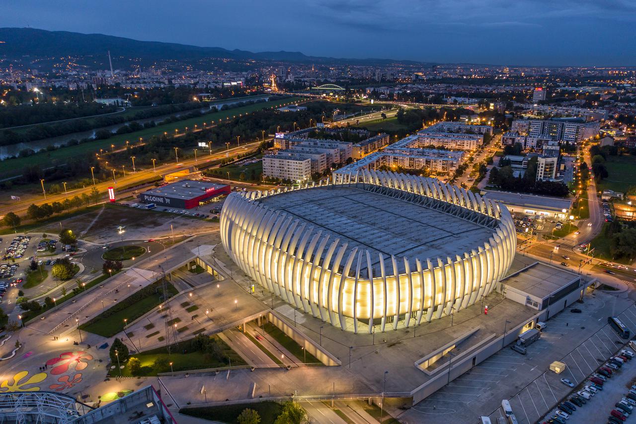 Fotografije iz zraka Arene Zagreb