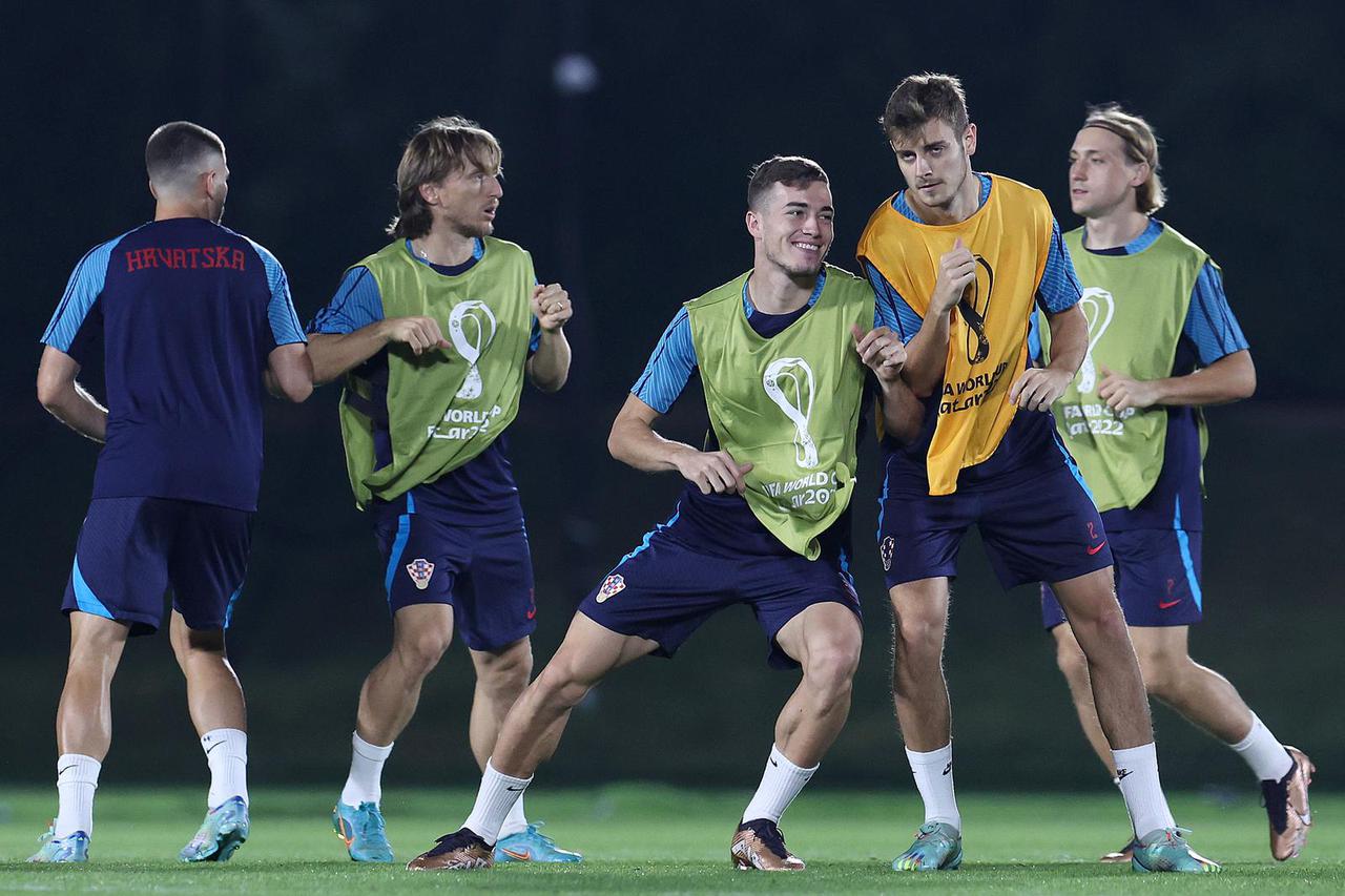 KATAR 2022 - Trening hrvatske reprezentacije uoči sraza s Brazilom u četvrfinalu SP-a 