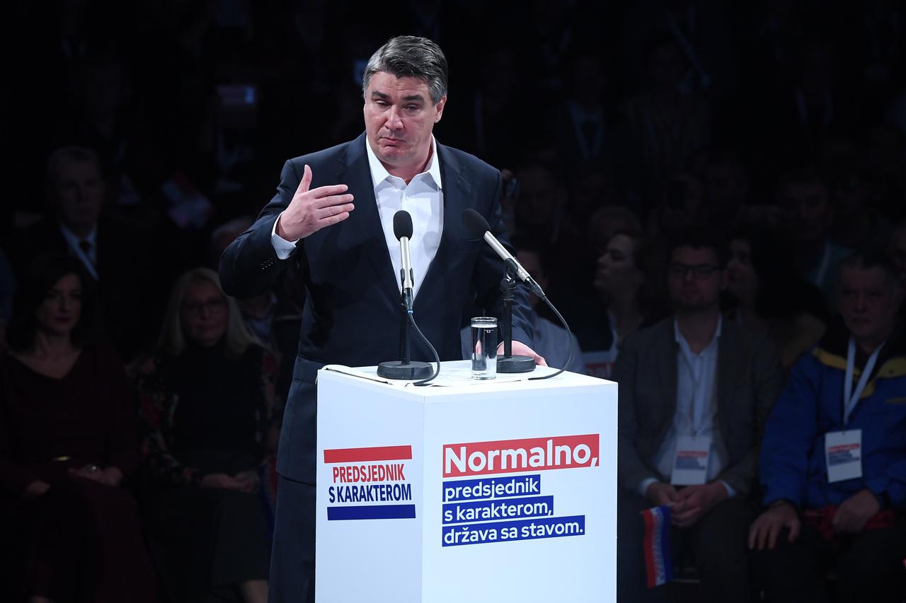 Predizborni skup Zorana Milanovića