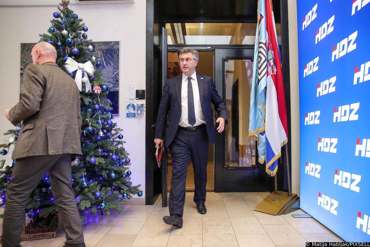 Zagreb: Održana sjednica šireg Predsjedništva HDZ-a