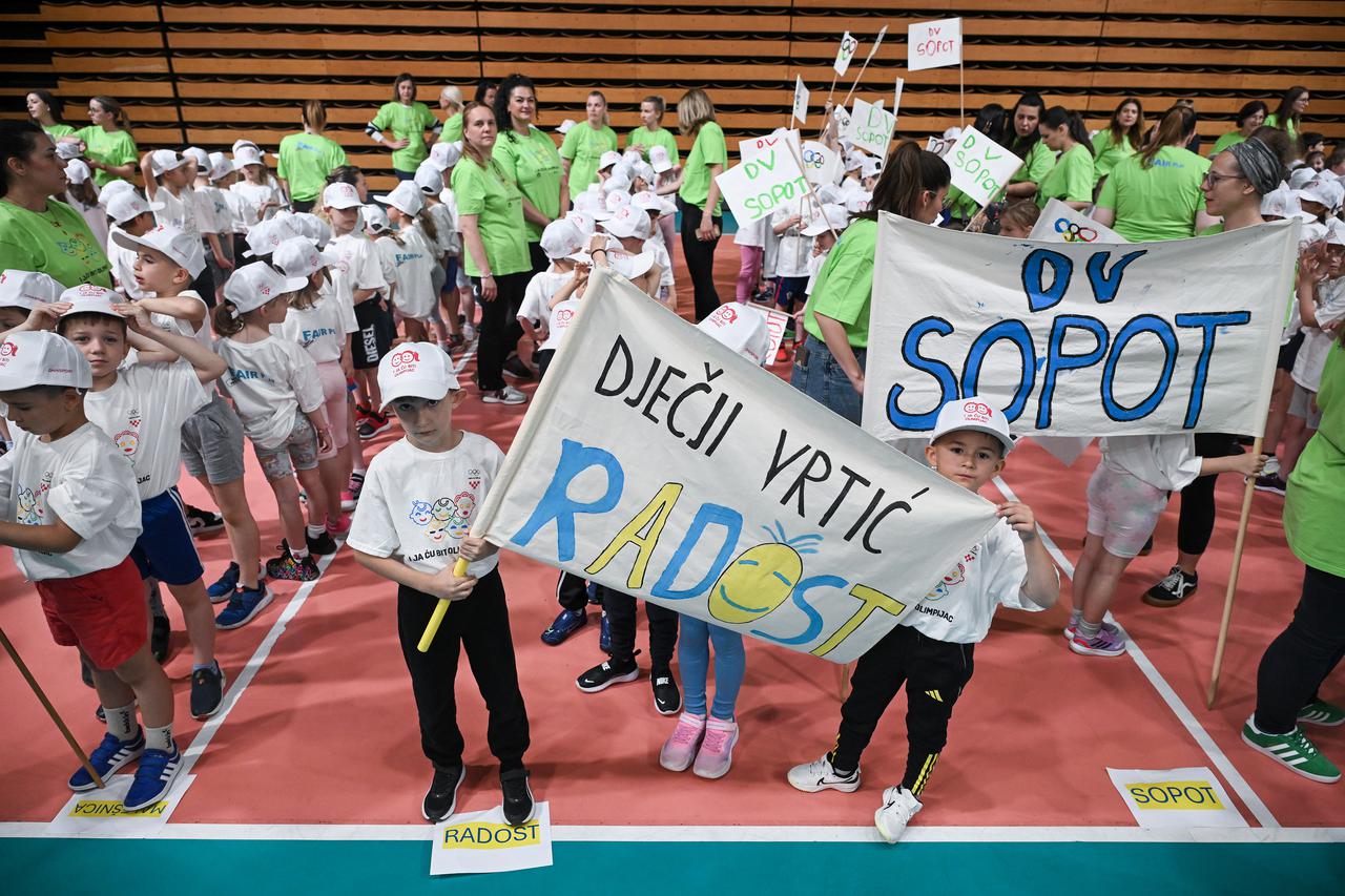 Zagreb: Održan olimpijski festival dječjih vrtića "I ja ću biti olimpijac"