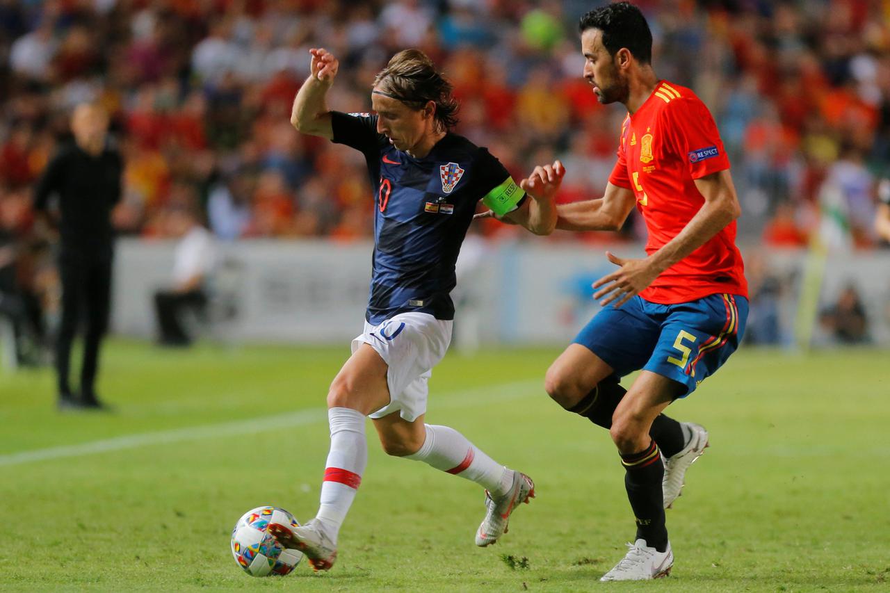 Španjolska Hrvatska Modrić