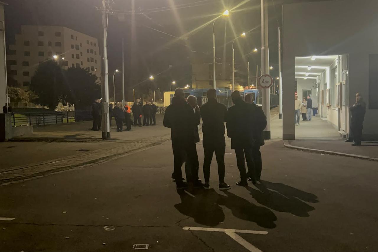 Početak štrajka ZET-a na remizi Ljubljanica