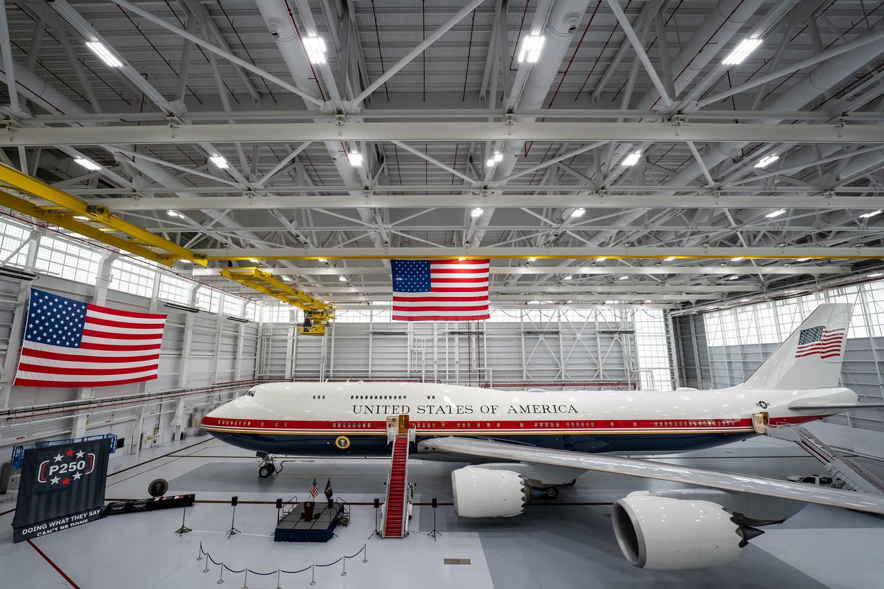 VC-25B Bridge (Air Force One) Aircraft Begins Commissioning Flights at Joint Base Andrews