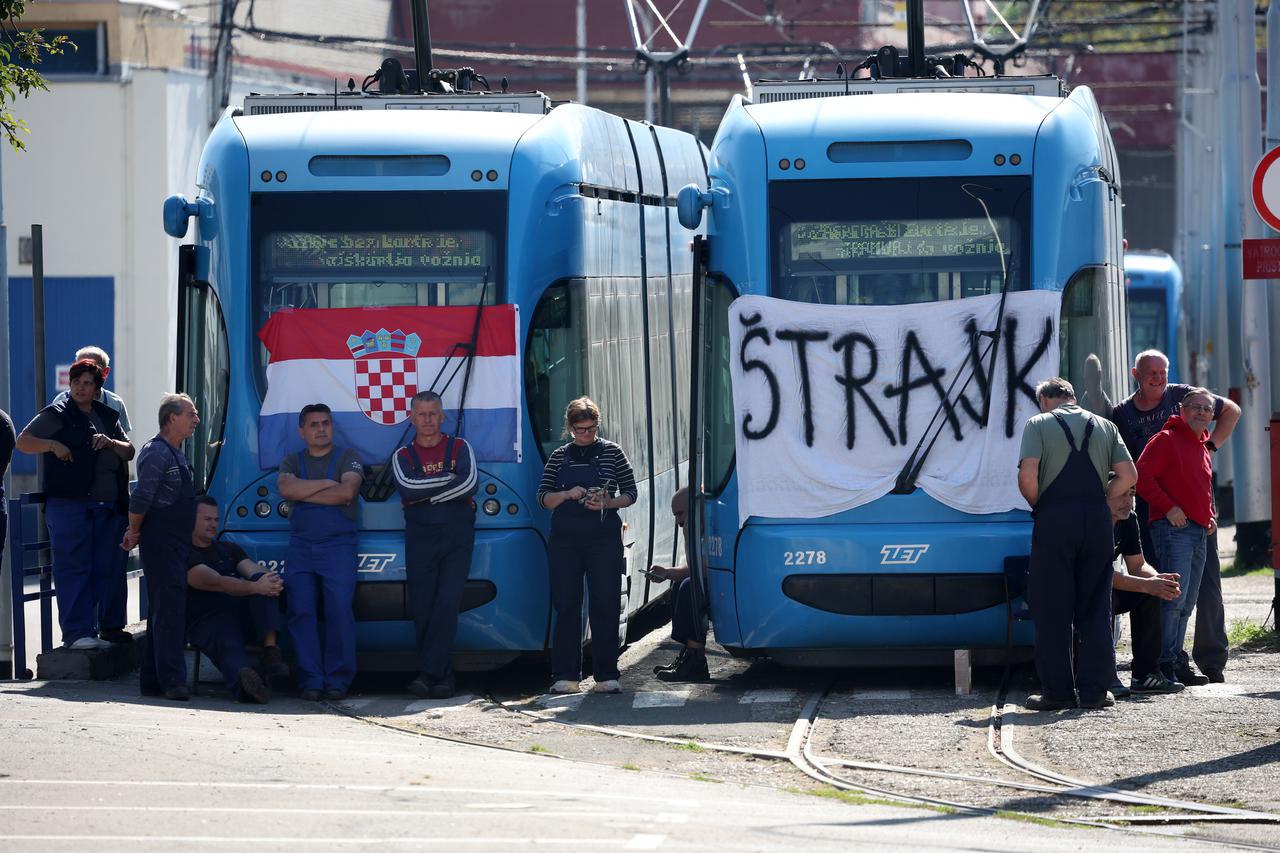 Zagreb: Radnici ZET-a čekaju daljnju odluku nakon presude o nezakonitosti štrajka