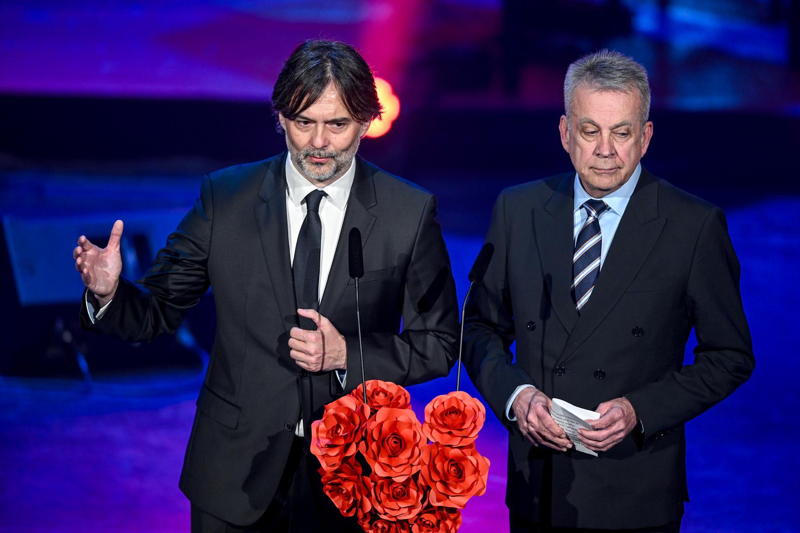 Glavni urednik Večernjeg lista Dražen Klarić i urednik zabavnog programa HRT-a Mario Sedmak