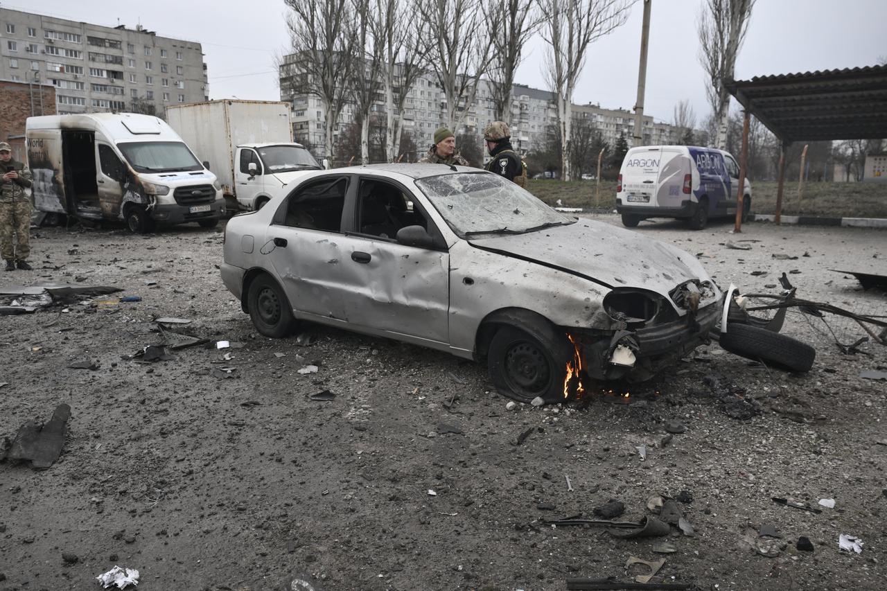Aftermath Of Russian Drone Attack - Zaporizhzhia