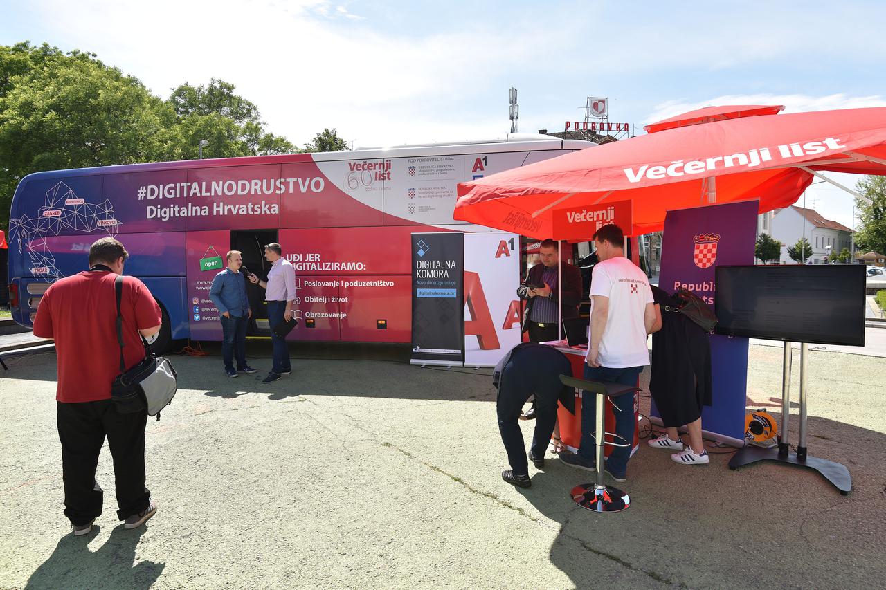 Koprivnica: Večernjakov digitalni autobus