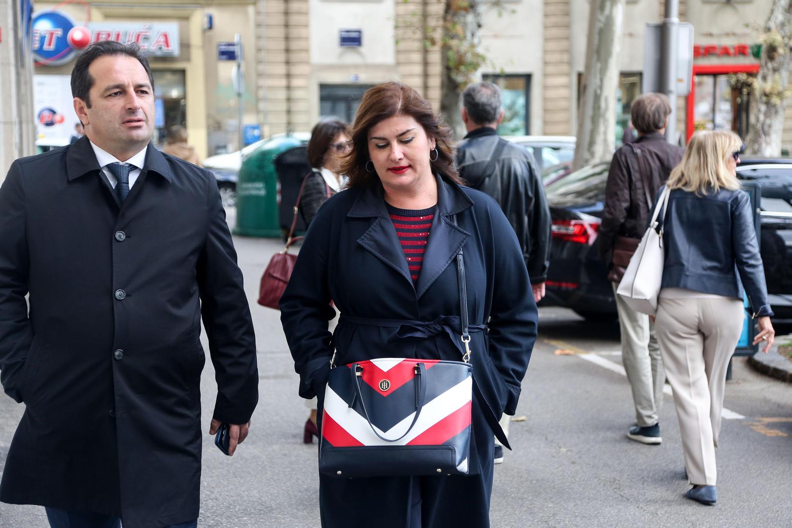 09.10.2019., Trg zrtava fasizma, Zagreb - Zajednicka sjednica Predsjednistva i Nacionalnog vijeca HDZ-a. Gabrijela Zalac. Photo: Marin Tironi/PIXSELL