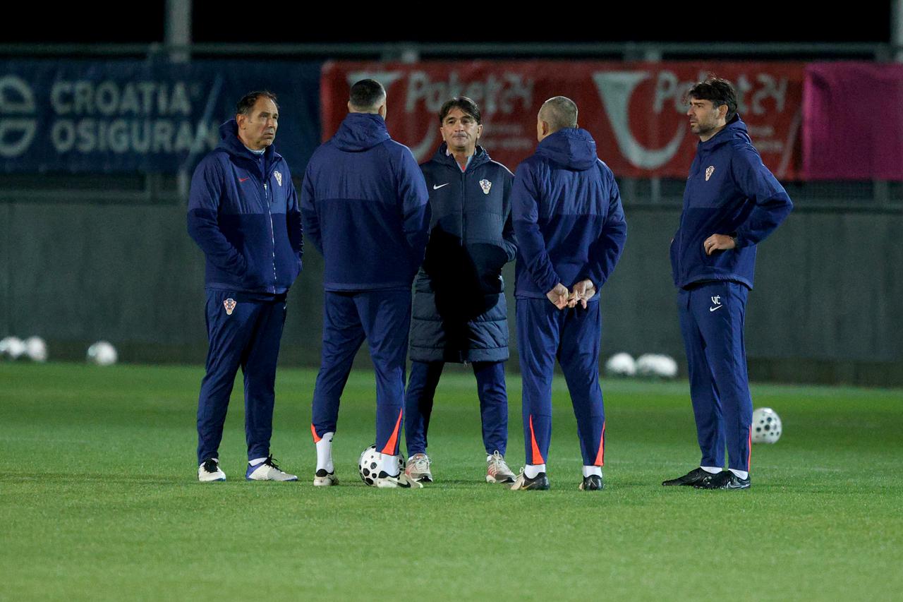 Rijeka: Hrvatski nogometni reprezetativci odradili trening