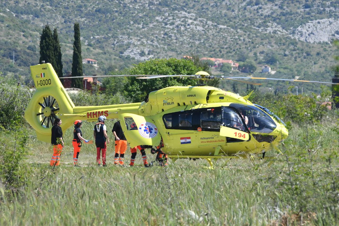 Šibenik: Helikopterske hitne medicinske službe svakodnevno obavljaju prijevoz pacijenata