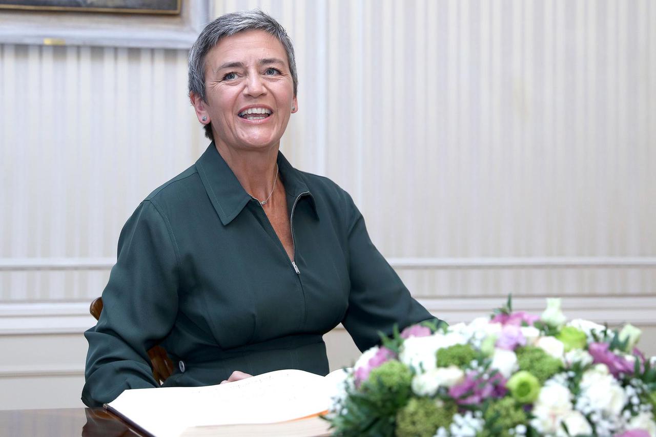 Plenković primio povjerenicu EK za tržišno natjecanje Margrethe Vestager