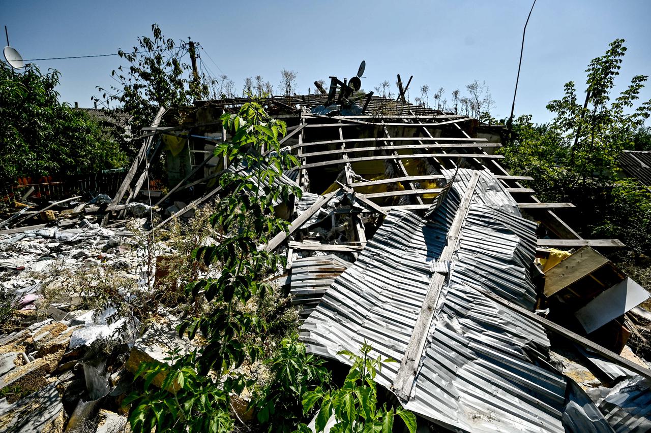 Russian Shelling Aftermath - Zaporizhia Region