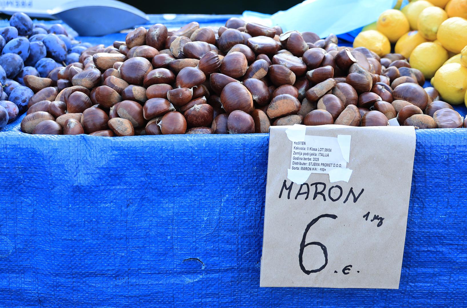  Plodovi označeni kao "istarski marun" najčešće su nešto skuplji od onih označenih kao "kesten". U čemu je, zapravo, razlika?