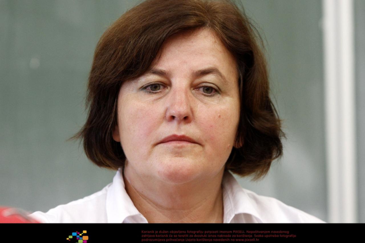 '03.09.2012., Cakovec-  Pocetak nove skolske godine u Ekonomskoj i trgovackoj skoli Cakovec. Dusanka Novak, ravnateljica ETS-a Cakovec.  Photo: Vjeran Zganec-Rogulja/PIXSEL'