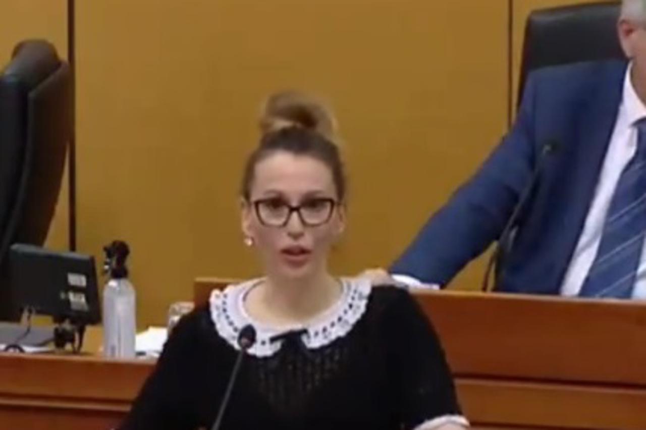 Majda Burić u Saboru