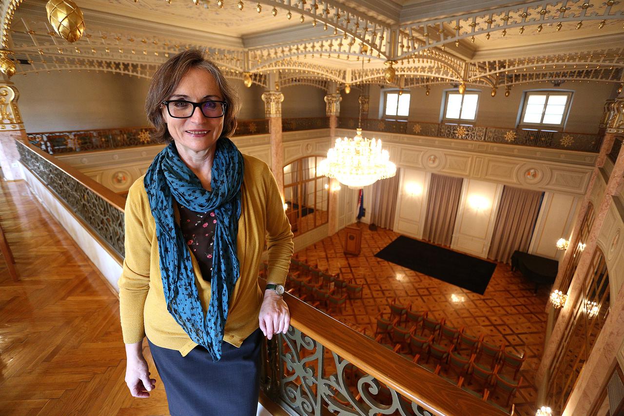 17.11.2014., Zagreb - Vjera Katalinic, voditeljica odsjeka HAZU za povijest hrvatske glazbe. Photo:Anto Magzan/PIXSELL