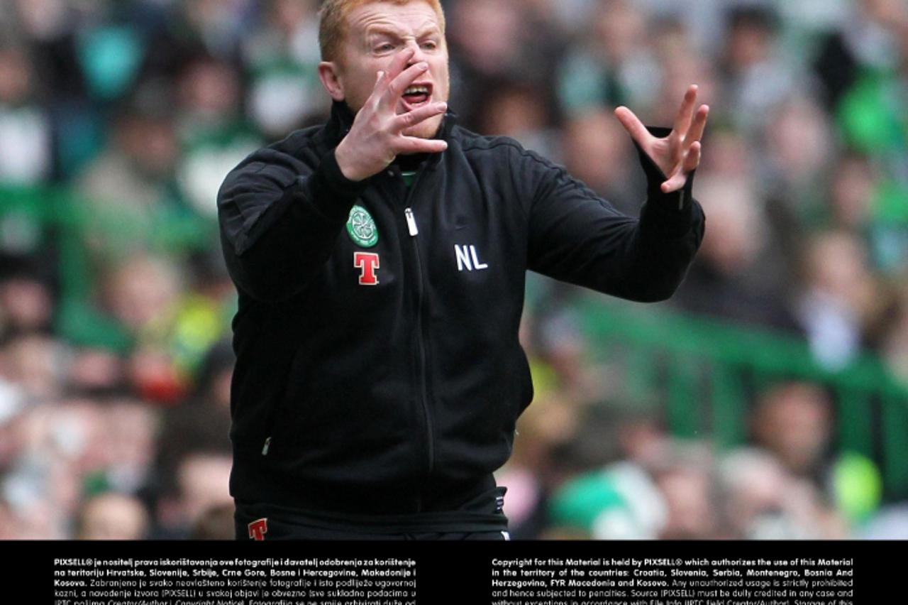 'Celtic's manager Neil Lennon during the Clydesdale Bank Scottish Premier League match at Celtic Park, Glasgow.Photo: Press Association/PIXSELL'