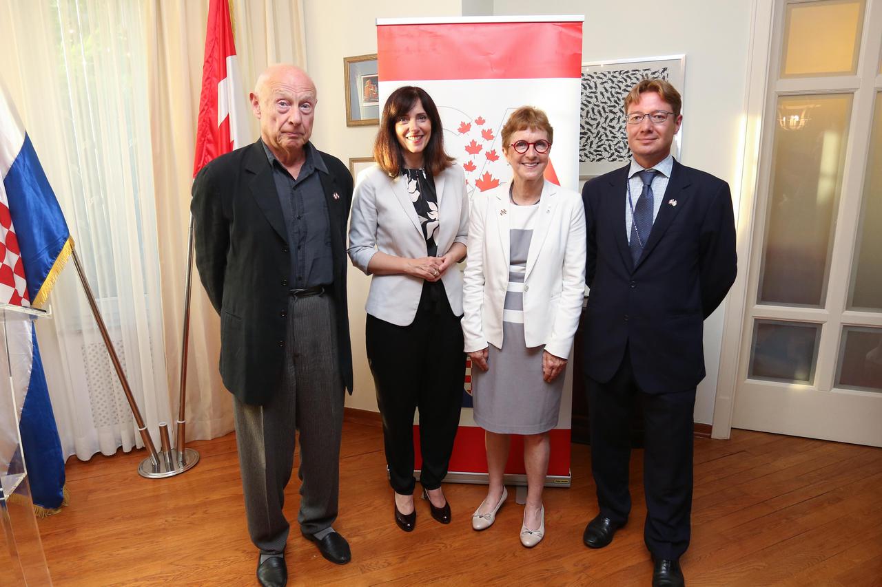 Dodjela nagrade hrvatskom znanstveniku Davoru Solteru u veleposlanstvu Kanade