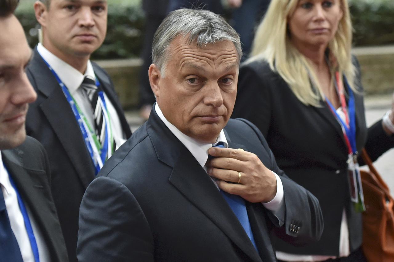 Hungarian Prime Minister Victor Orban arrives at a European Union leaders extraordinary summit on the migrant crisis, in Brussels, Belgium September 23, 2015. European Union leaders meet for an extraordinary summit dedicated to tackling the arrival of hun