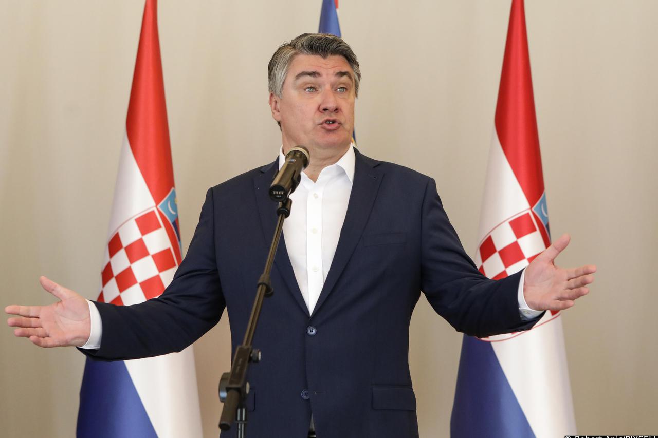 Zagreb: Zoran Milanović održao konferenciju za medije nakon dodjele odlikovanja