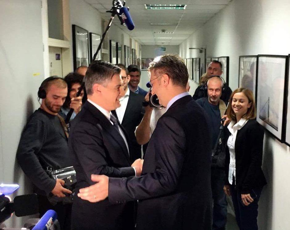 Zoran Milanović i Andrej Plenković